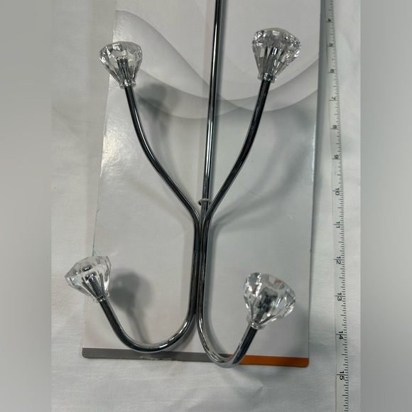 RICHELIEU 4 Hook Chrome Over The Door Hanger - Picture 3 of 5